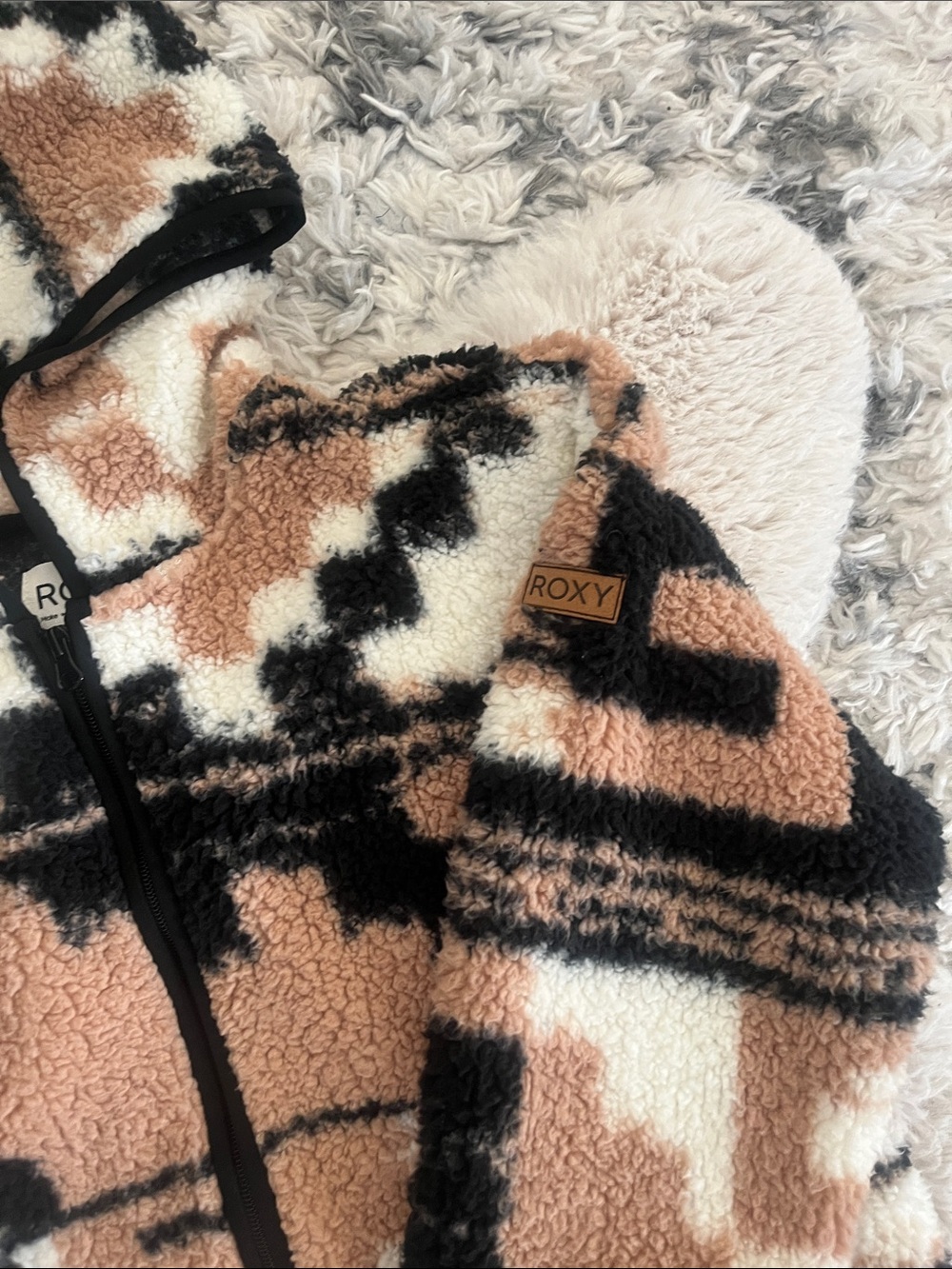 Roxy super soft fleece zip up - Picture 3 of 4